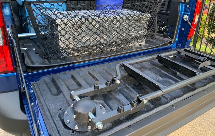 Adding to my Truck Bed: step ladder, molle panel, bed divider, storage box & more