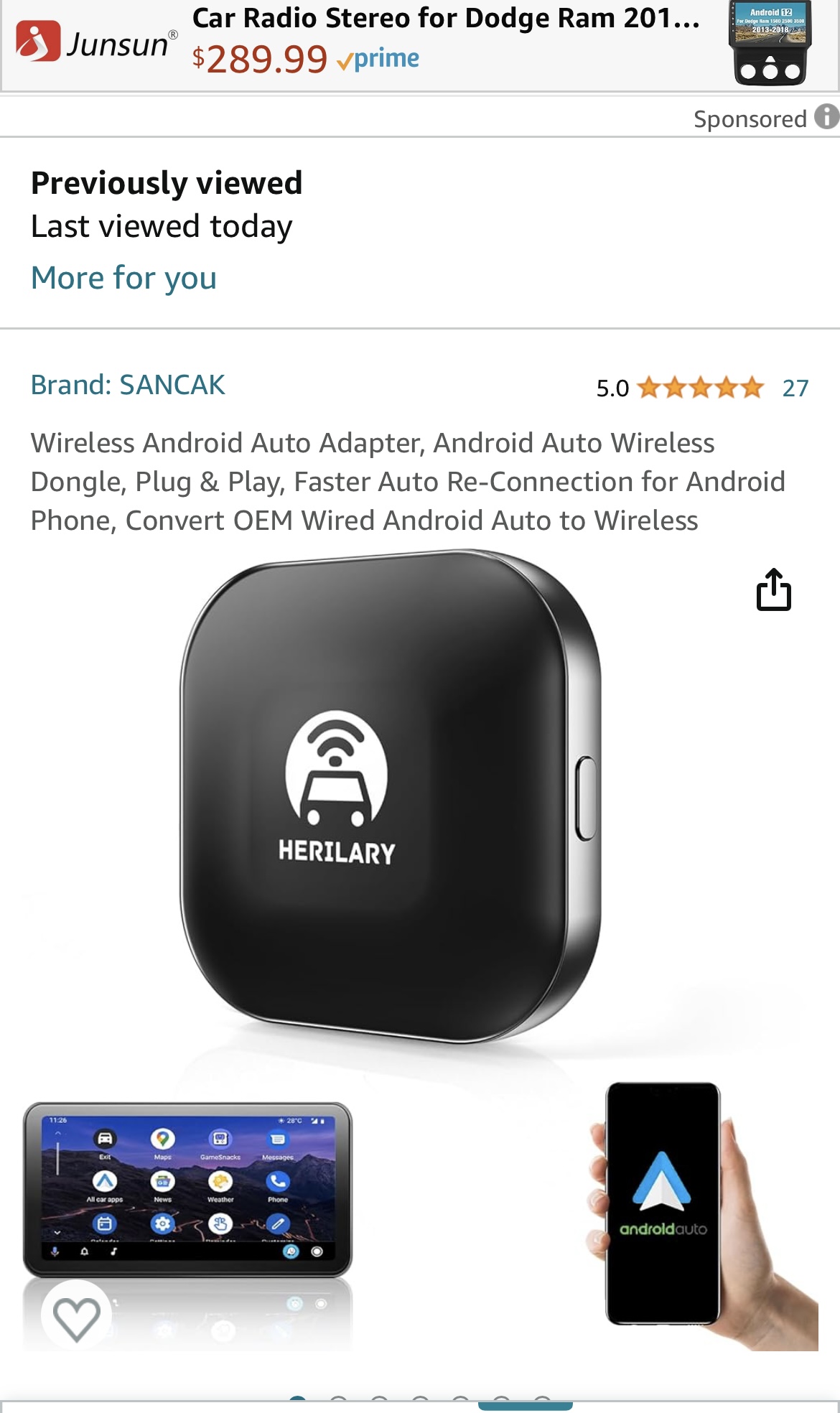 This android Auto wireless adapter is the single biggest quality of life  improvement I've purchased for my VN. I don't know why i didn't buy this  sooner, such a small thing but