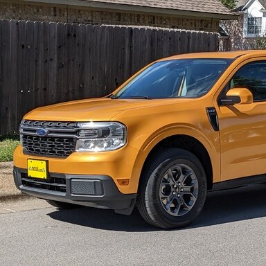 HyperDip = Bye chrome trim (blacked out emblems with plastidip like spray)   MaverickTruckClub - 2022+ Ford Maverick Pickup Forum, News, Owners,  Discussions