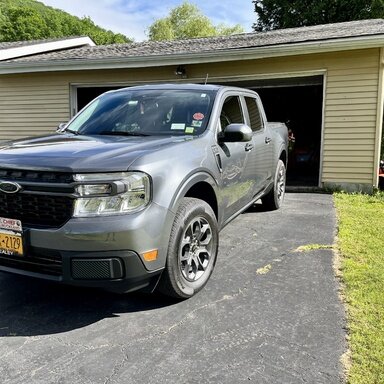 HyperDip = Bye chrome trim (blacked out emblems with plastidip like spray)   MaverickTruckClub - 2022+ Ford Maverick Pickup Forum, News, Owners,  Discussions