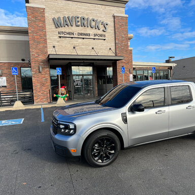 Maverick wrapped in pink by Hermosillo Plant for Breast Cancer Awareness  Month  MaverickTruckClub - 2022+ Ford Maverick Pickup Forum, News, Owners,  Discussions