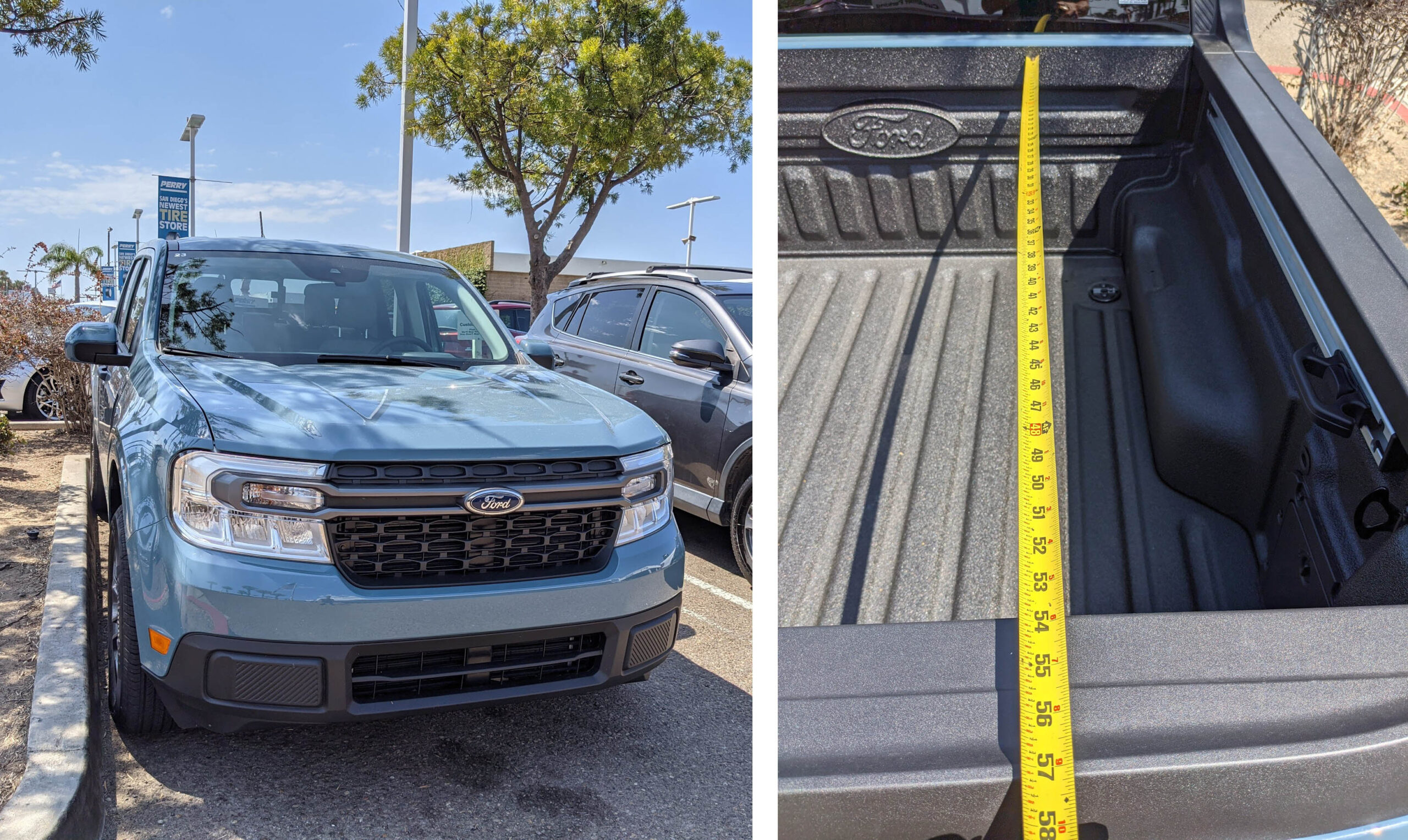 Ford F150 Vs Maverick Bed Size