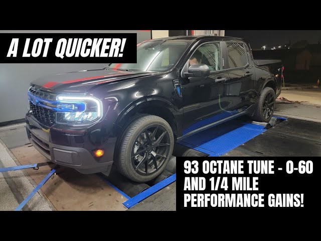 2.0 tune performance gains w/ 93 octane -- 0-60 and 1/4 mile times