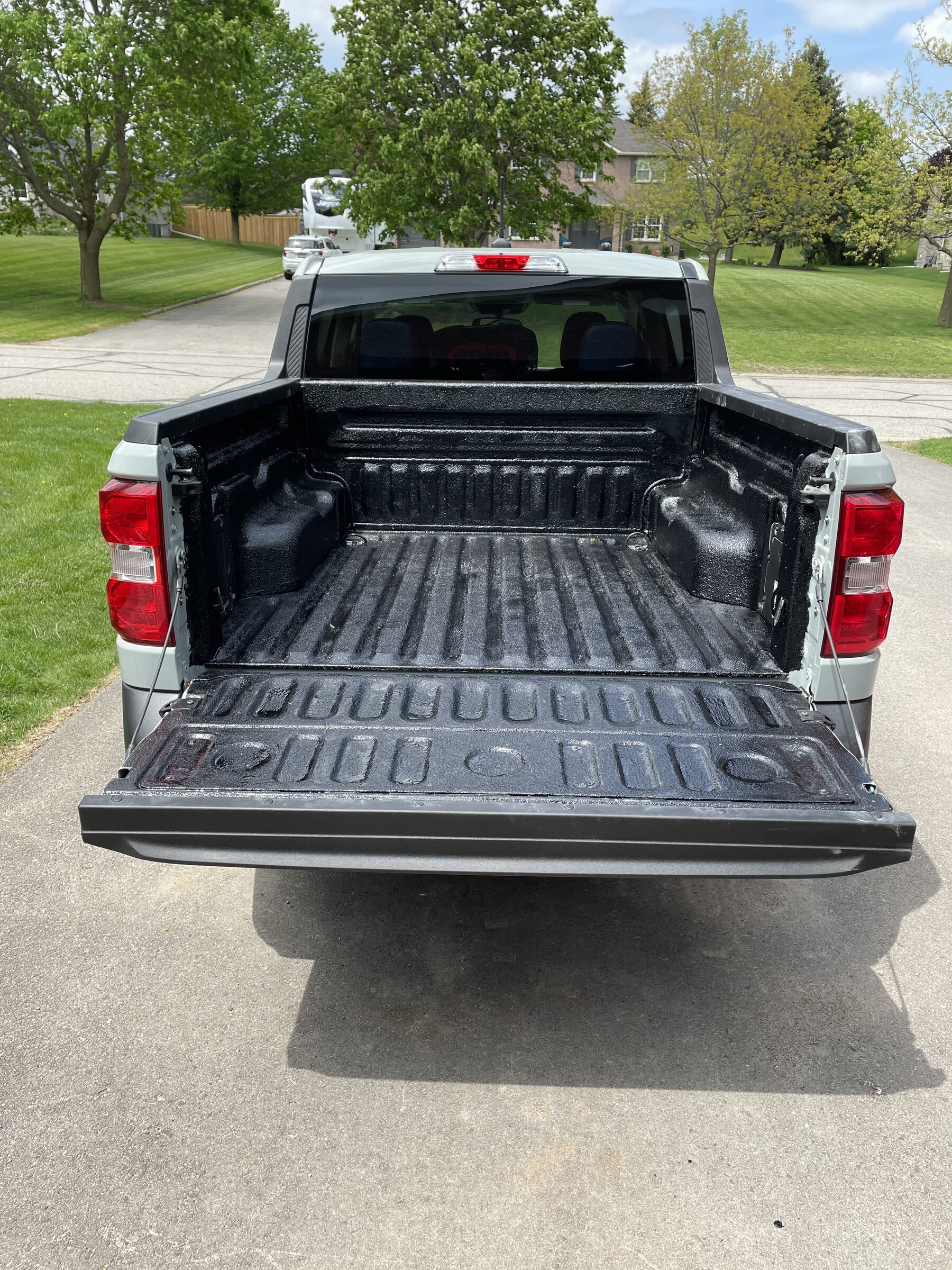 Paint on a DIY Truck Bed Liner