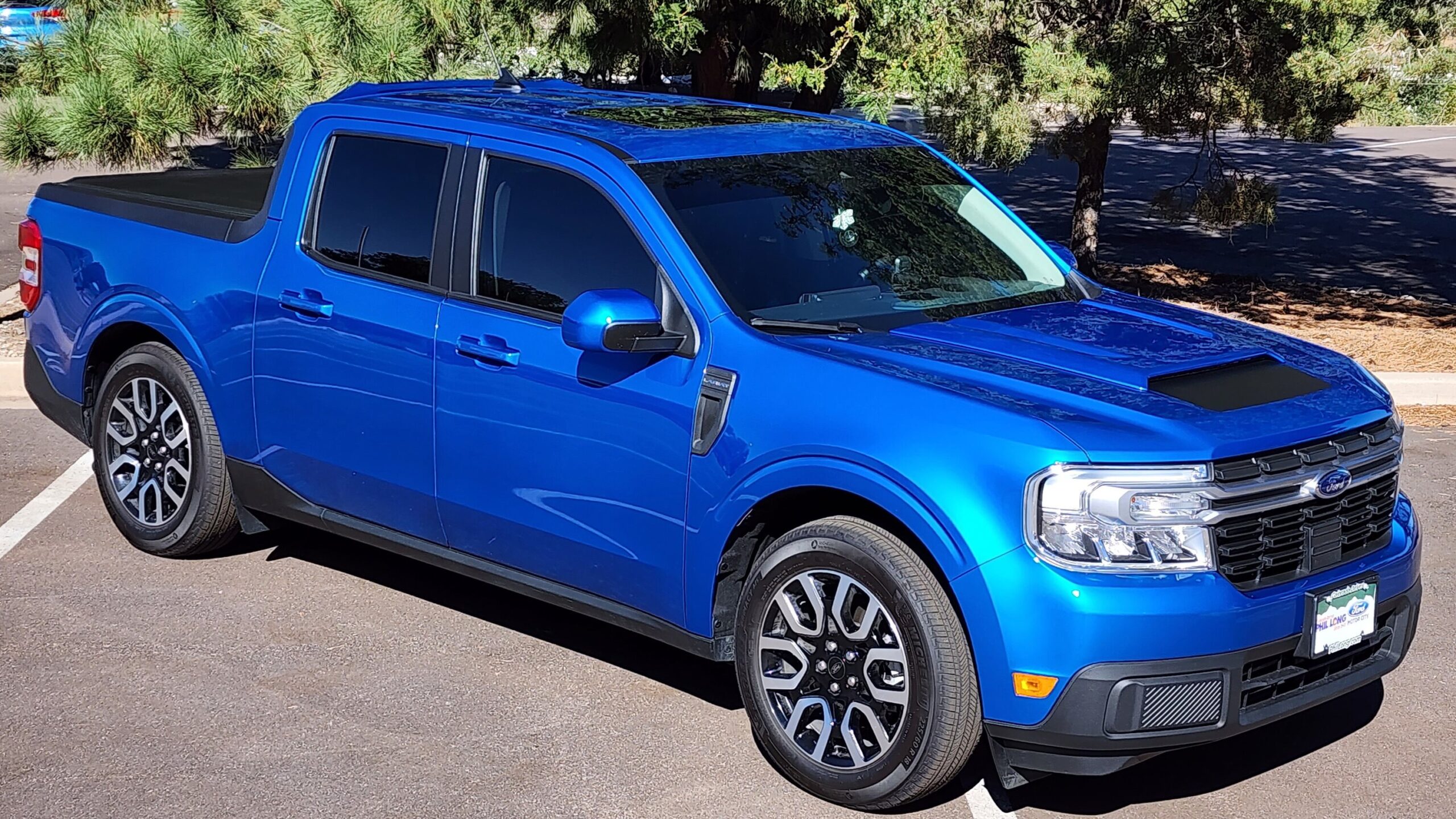 Paint Matched Ford Accessory Hood Scoop And Roof Spoiler