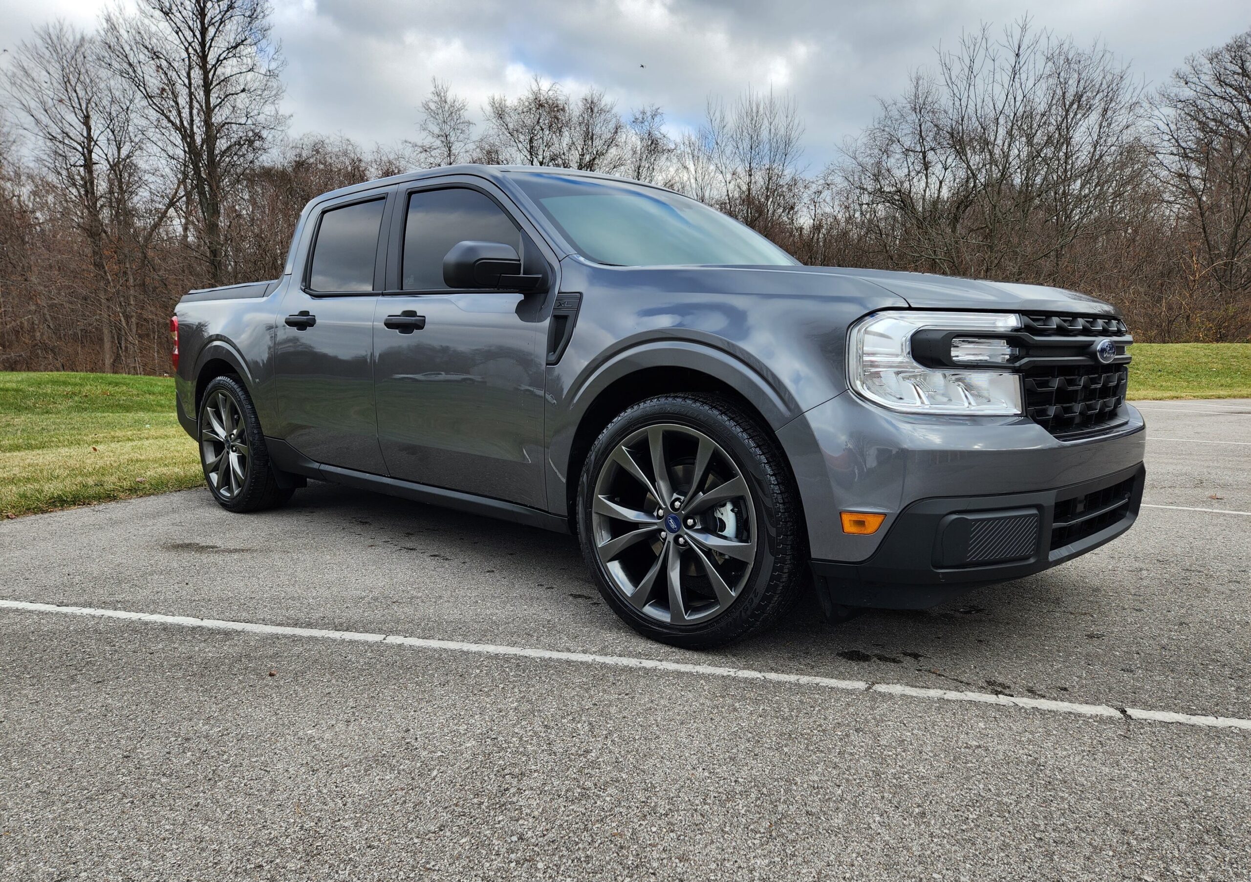 Hybrid Maverick XL lowered on Eibach Springs, Spacers and 21