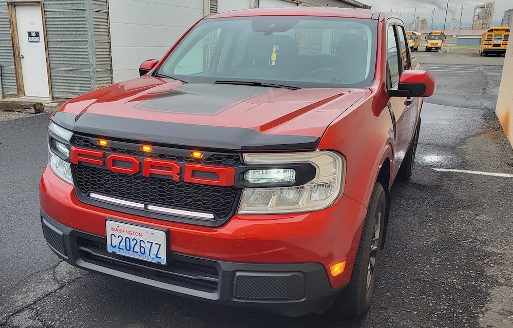 Maverick Raptor Style Grille W Color-matched Ford Lettering 