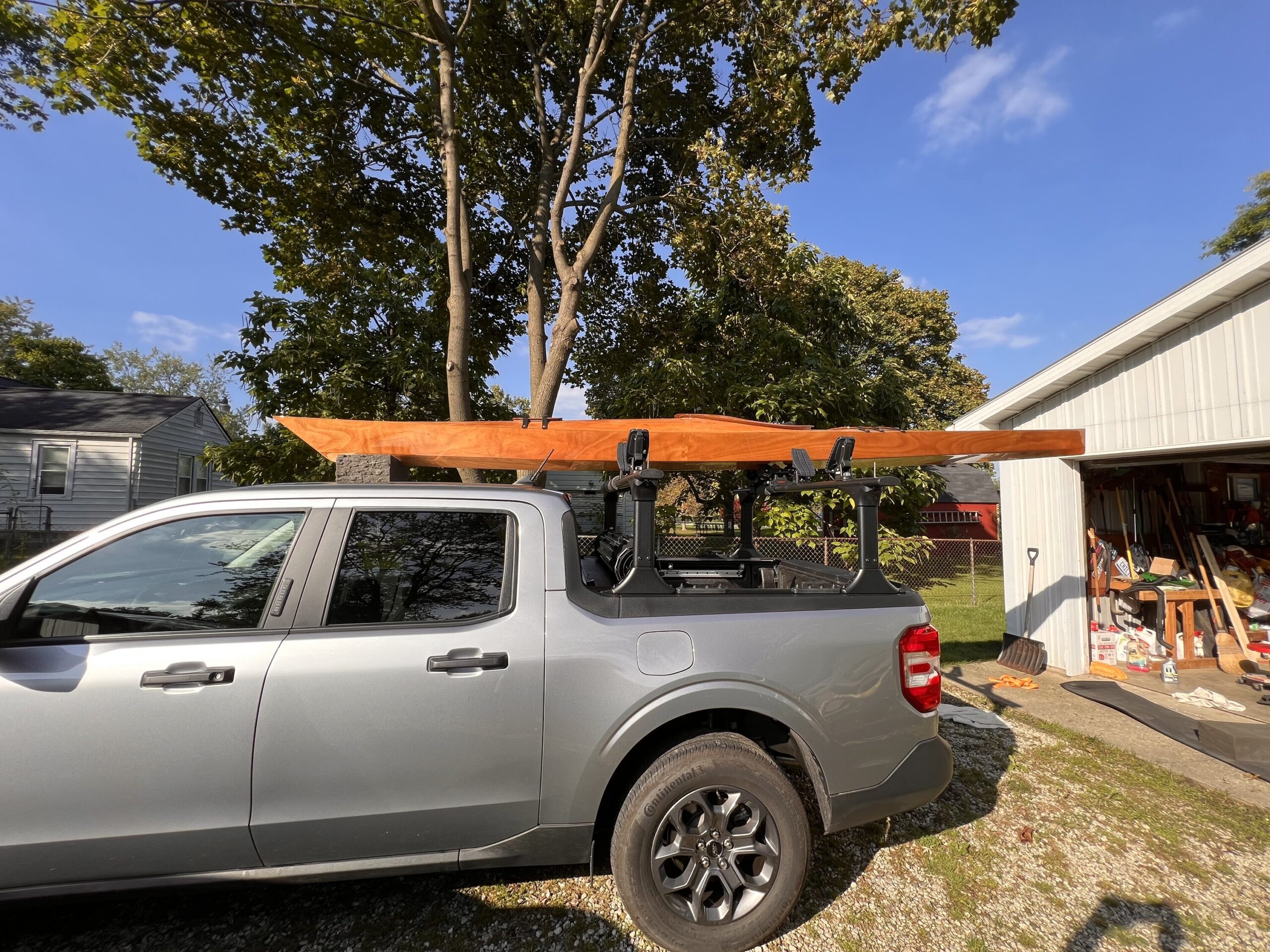 Fishing rod bed rack DIY - Version 1  MaverickTruckClub - 2022+ Ford  Maverick Pickup Forum, News, Owners, Discussions